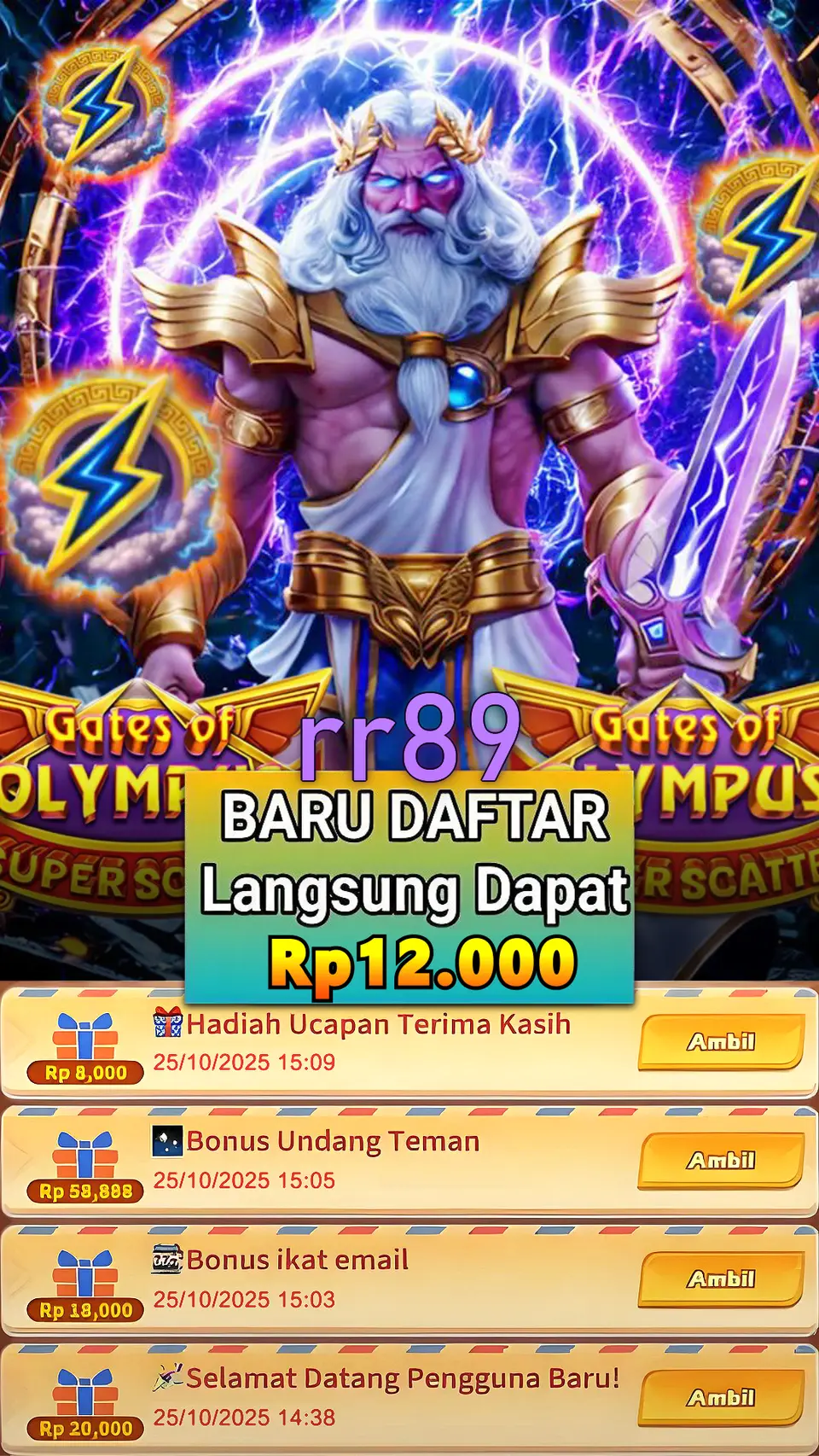 rr89 Masuk